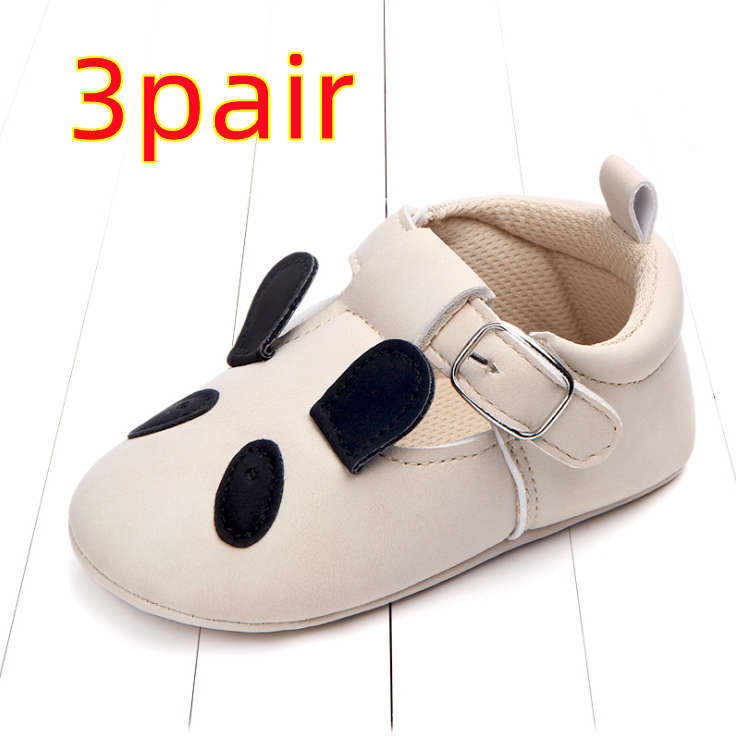 Cartoon animal baby shoes PandaB-3pair-13CM