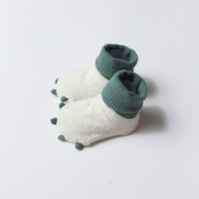 Warm baby socks White-S