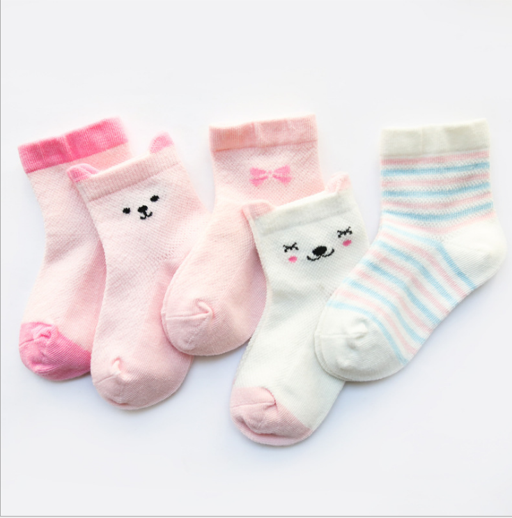 Breathable Summer Cotton Socks 1-S