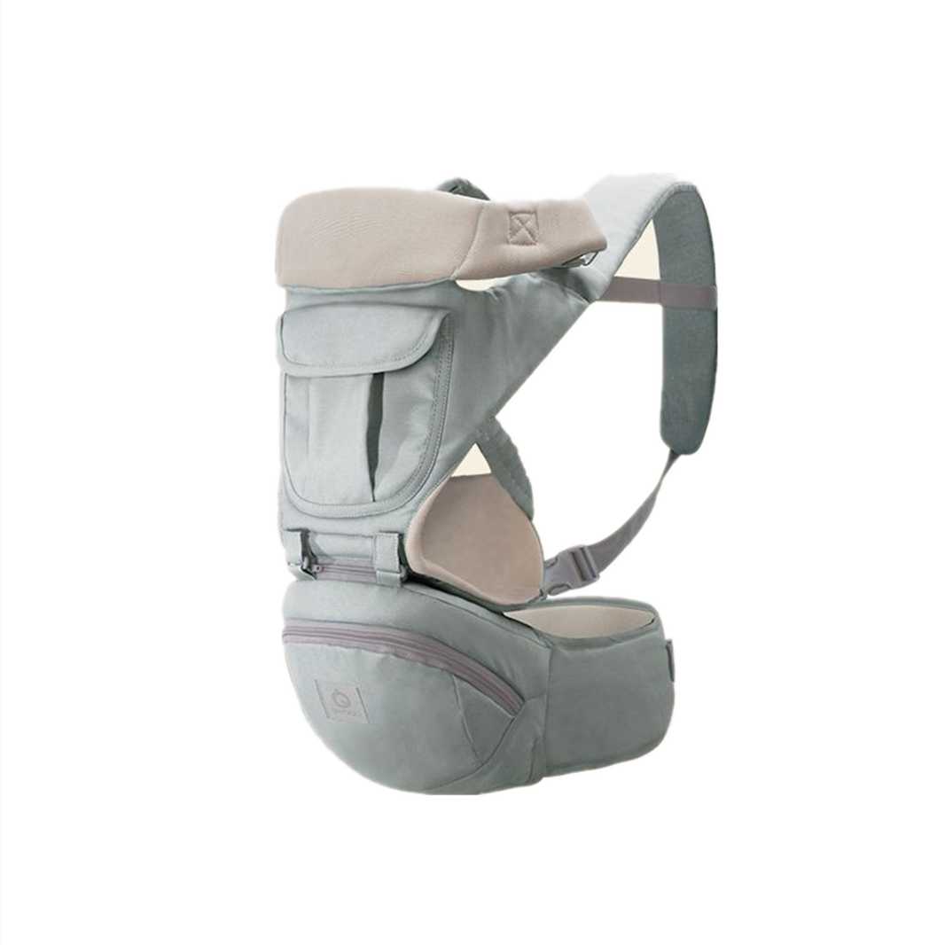 Multi-functional baby waist stool Grey