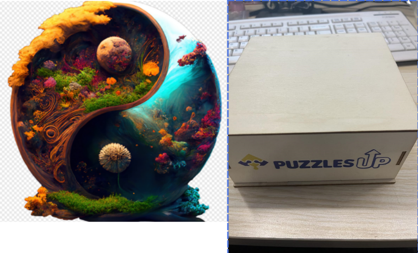 Animal Puzzle 37style-A3-wooden-box