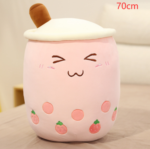 Cute Drink Pillow Pink-70CM