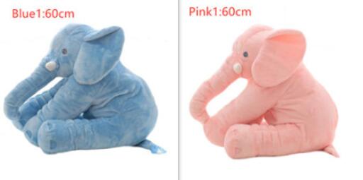 Elephant Doll Pillow Pink1-and-Blue1