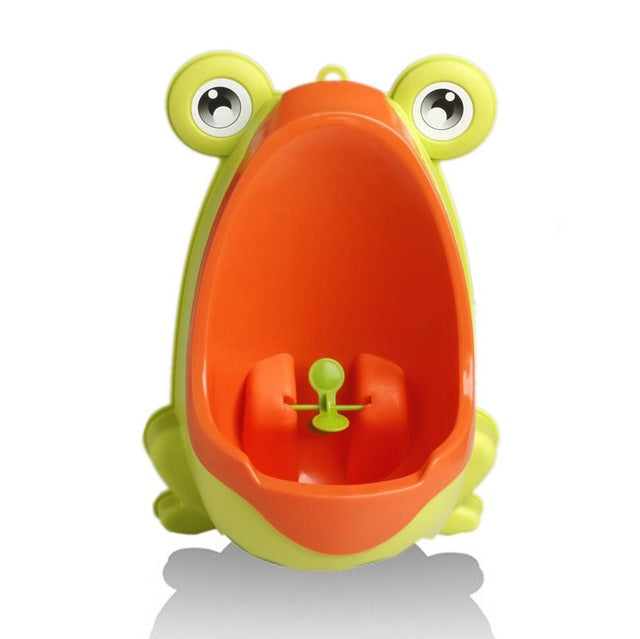 Ergonomic Frog Potty Toilet Yellow
