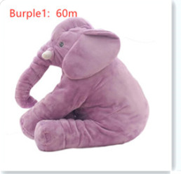 Elephant Doll Pillow Purple1