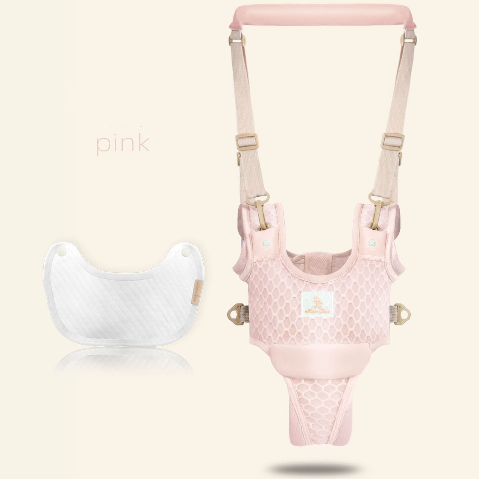 Adjustable Baby Walk Belt Pink