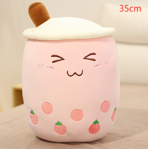 Cute Drink Pillow Pink-35CM