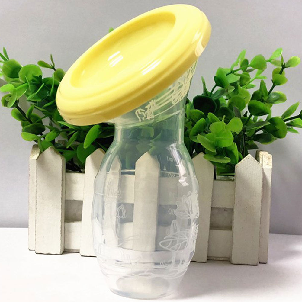 Silicone Breast Pump Yellow