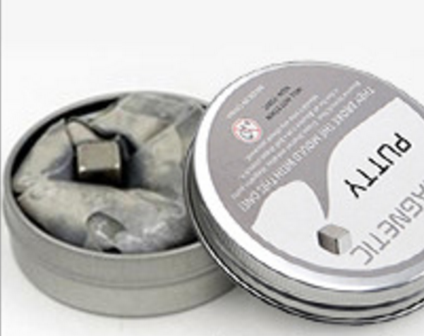 Magnetic Magnetic Clay silver