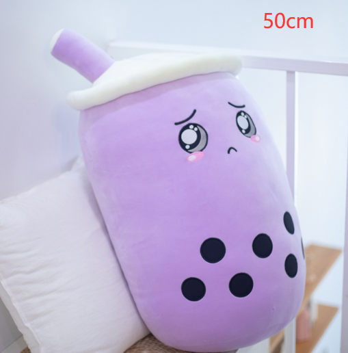 Cute Drink Pillow Purple-50CM
