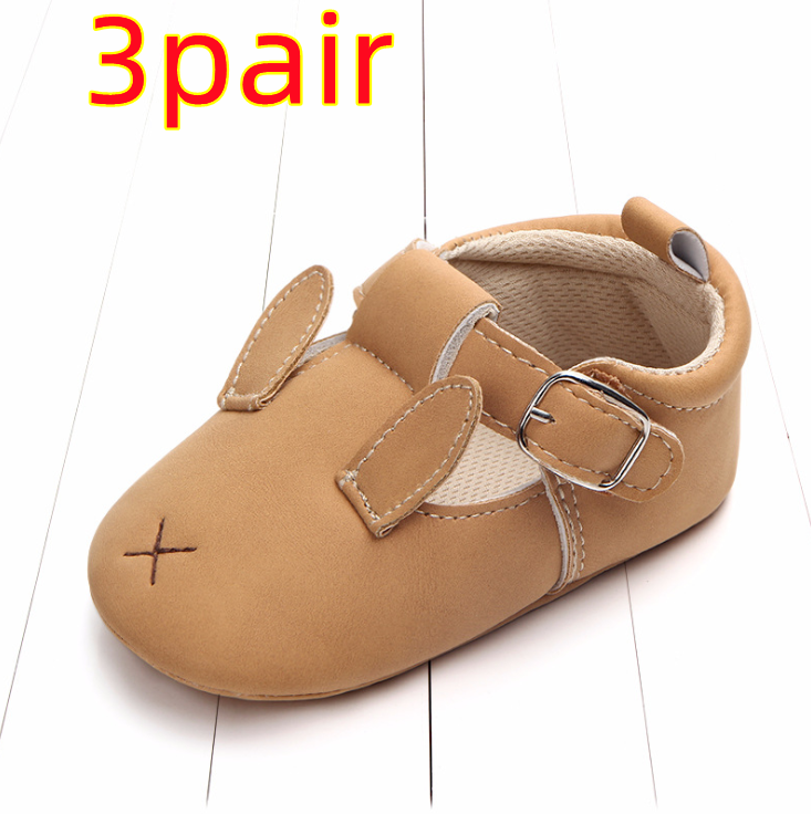 Cartoon animal baby shoes Rabbit-A-3pair-13CM
