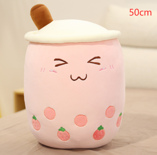 Cute Drink Pillow Pink-50CM