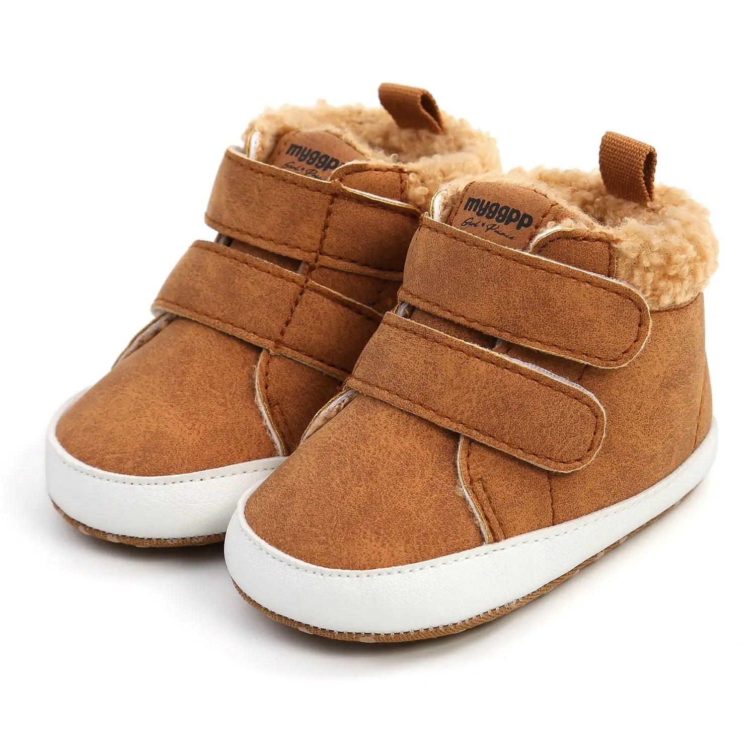 Baby Sunflower Warm and Stylish: High Top Baby Shoes for Autumn and Winter Walks