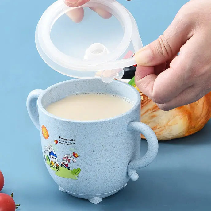 Baby Sunflower Kids Leak-Proof Straw Cup