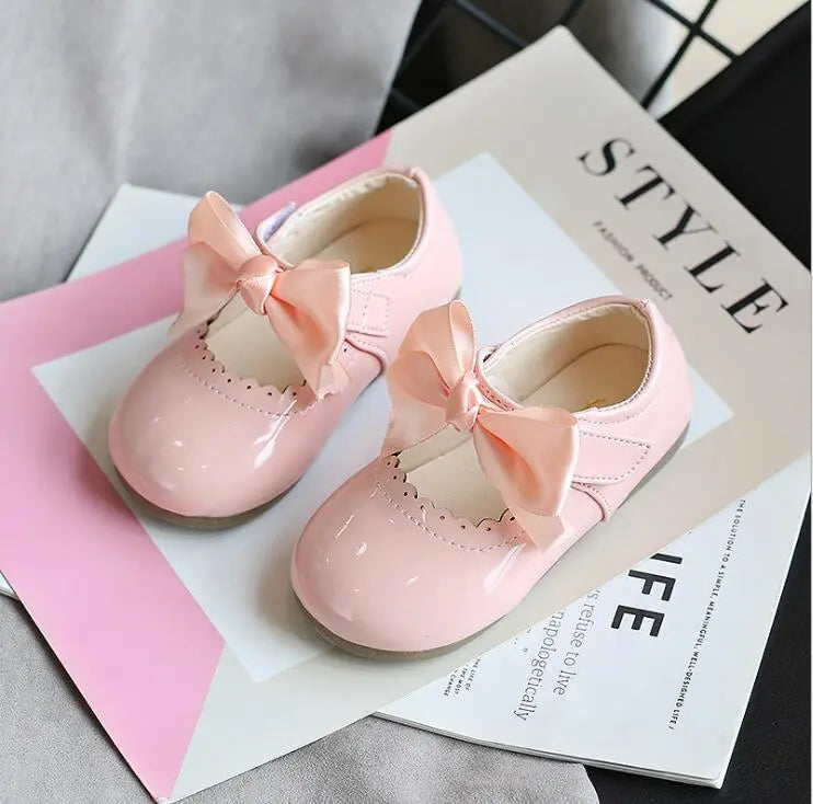Baby Sunflower Comfortable Footwear For Girls: Breathable PU Leather Footwear