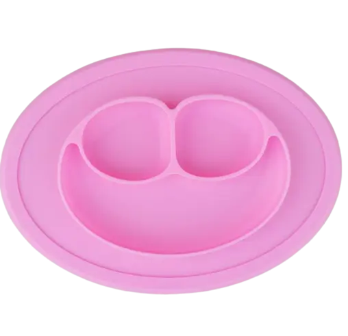 Baby Sunflower Silicone Baby Dining Plate