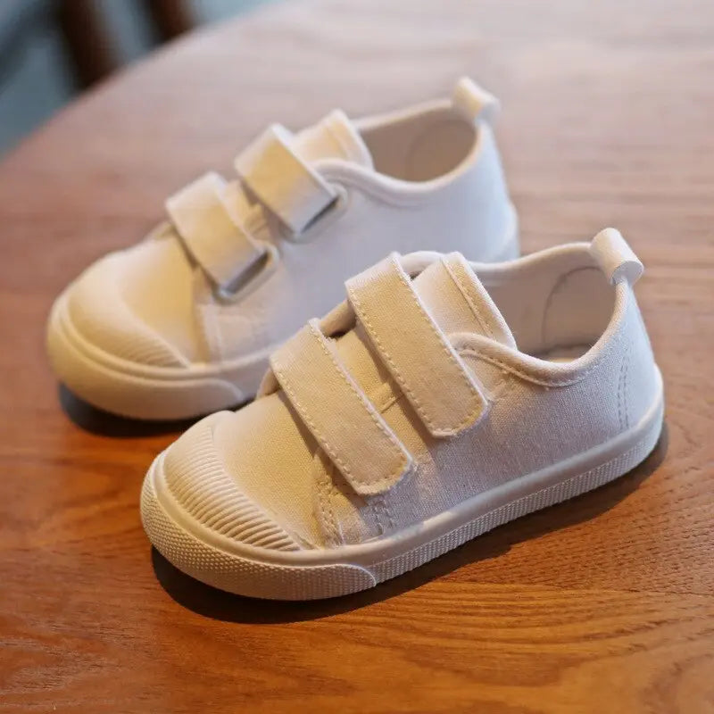 Baby Sunflower Kids White Tennis Shoes