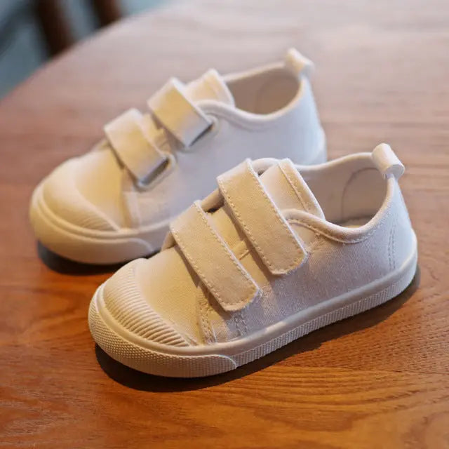 Baby Sunflower Kids White Tennis Shoes