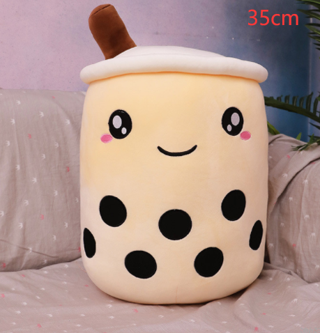 Cute Drink Pillow light-coffee-35cm