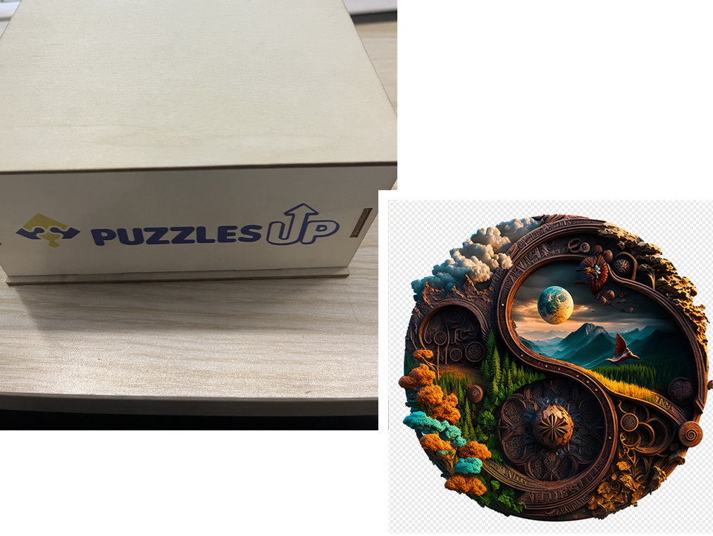 Animal Puzzle 49style-A3-wooden-box