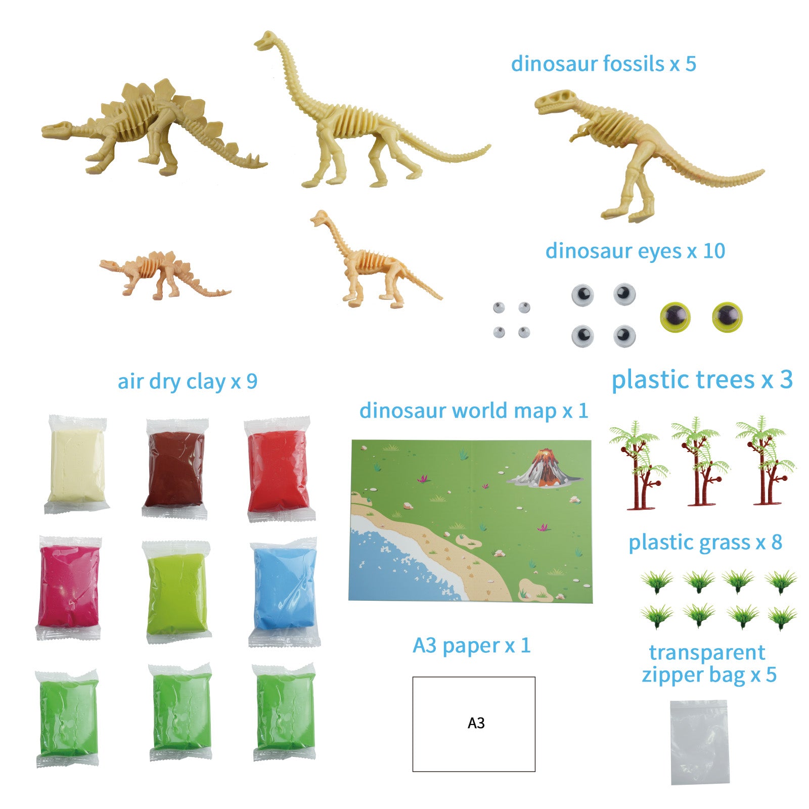 Robotime Robud Dinosaur Clay Kit