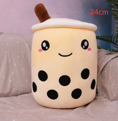 Cute Drink Pillow light-coffee-24cm